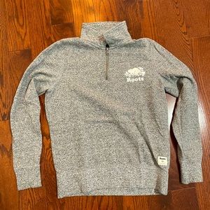 Roots Grey Quaterzip